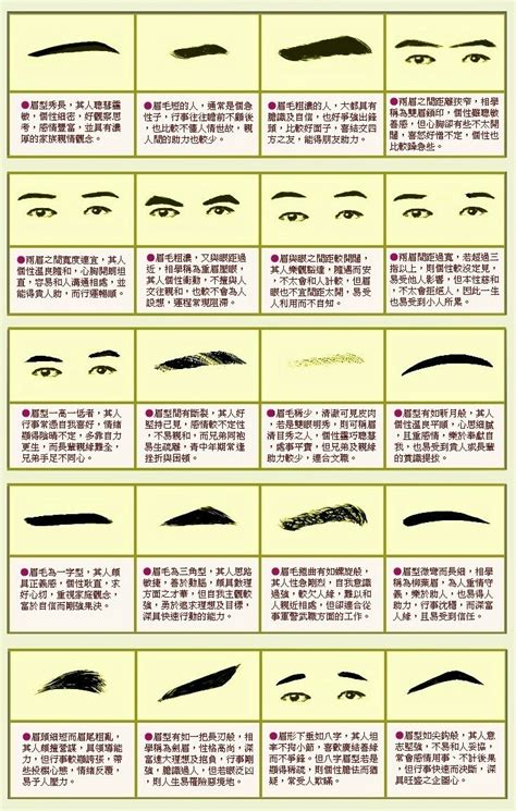 三角眉毛面相 中國有哪些省